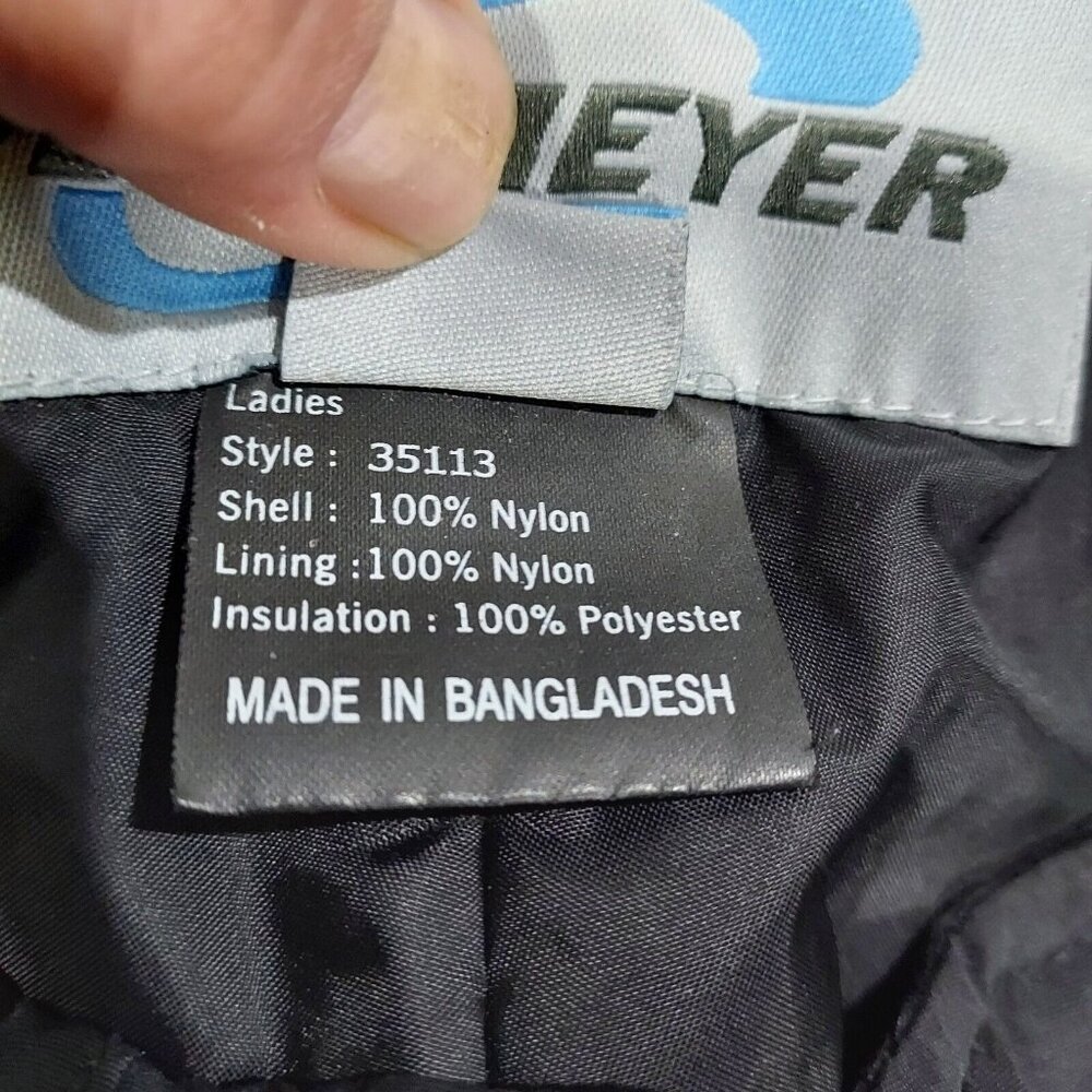 Obermeyer Ski Pants Size 10 Snow Board Black Water Proof Resistant - Picture 12 of 16